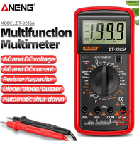 ANENG DT9205A Digital Multimeter AC/DC Transistor Electrical NCV Tester Meter Profesional Analog Auto Range Multimetro Tools