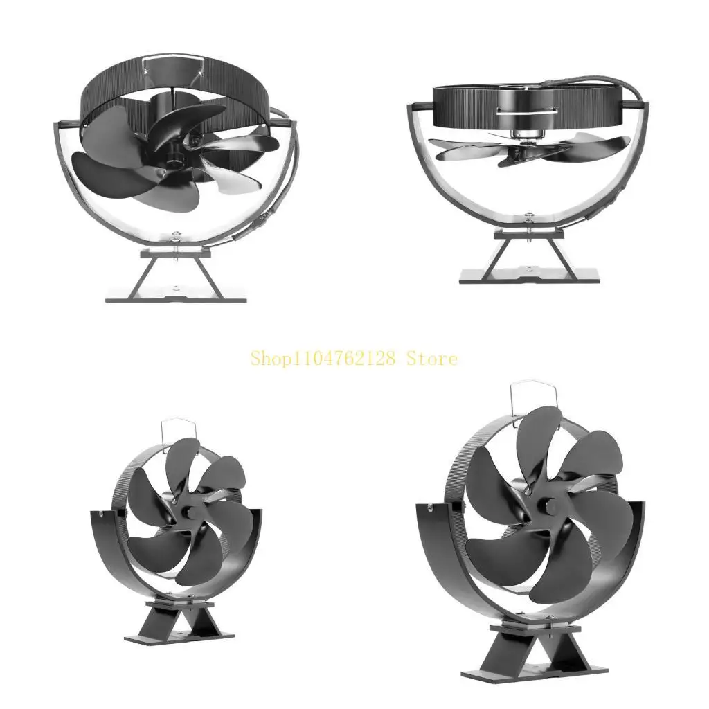 

Регулируемый угол, 6 лопастей, камин, теплораспределительная плита, вентилятор, дровяная печь, тепловая мощность, тихий камин,