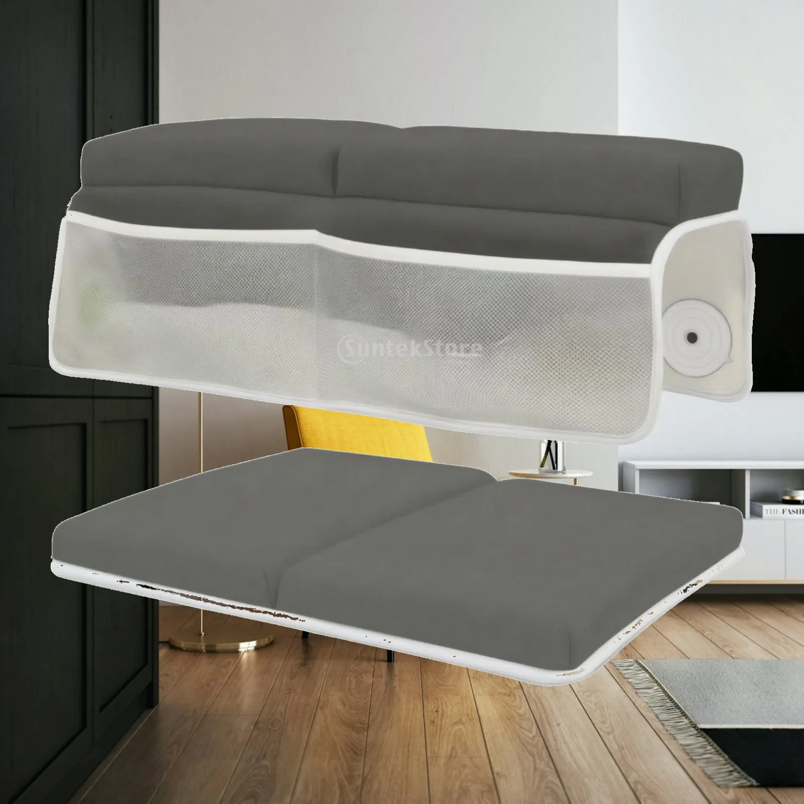 Bath Kneeling Pad Machine Washable Bath Kneeling Pad with Suction Cups Elbow Cushion Anti-Slip Padded for Parents, Tub Washing