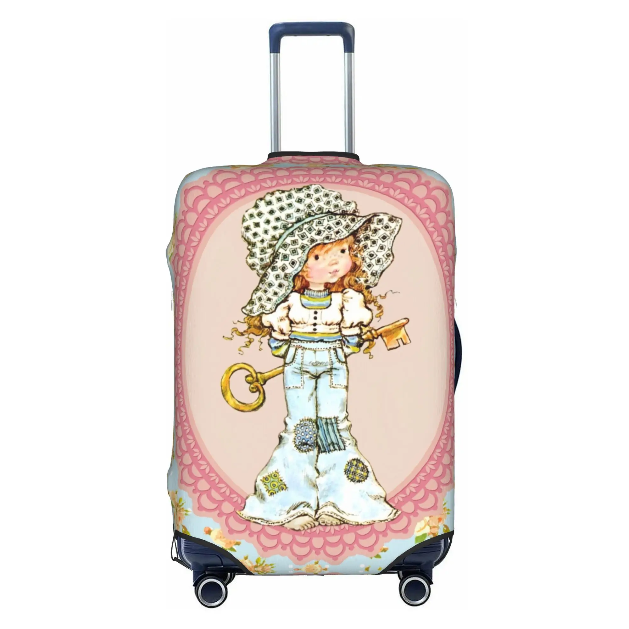 Cartoon Sarah Kay Kawaii Girl Luggage Cover Fashion Suitcase Protector Covers Suit For 18-32 inch