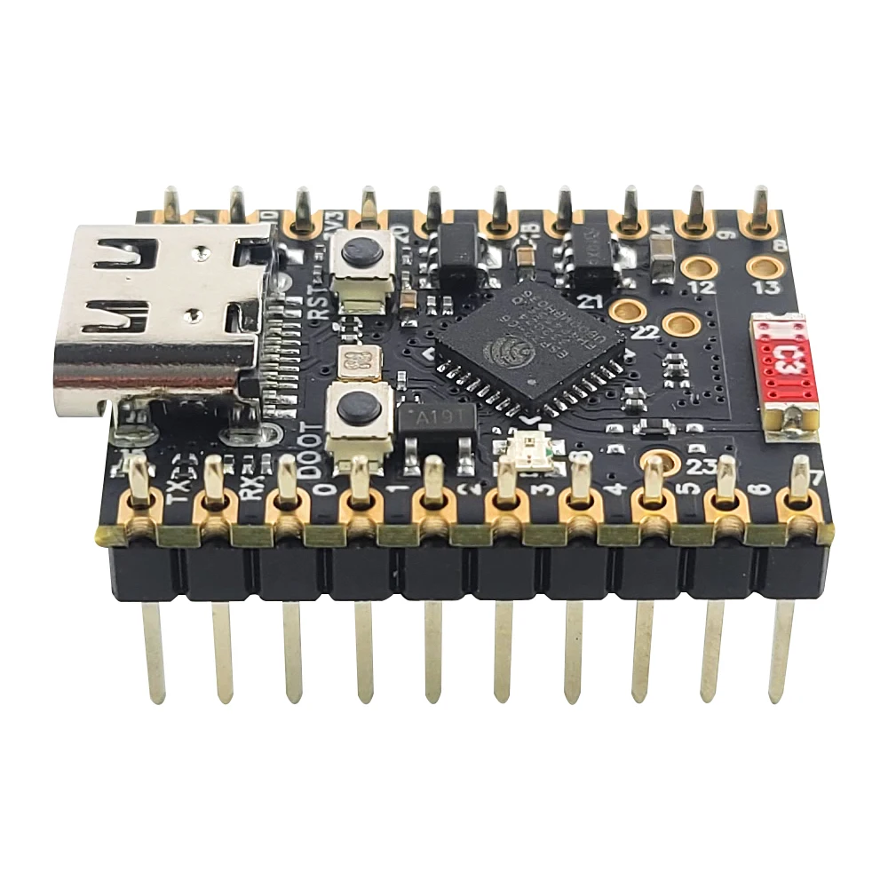 MINI ESP32-C6 Development Board C6 Soldered Kit Wifi6 N4 BT Module with Crystal Oscillator RISC-V 32-Bit 4MB FLASH Low Power