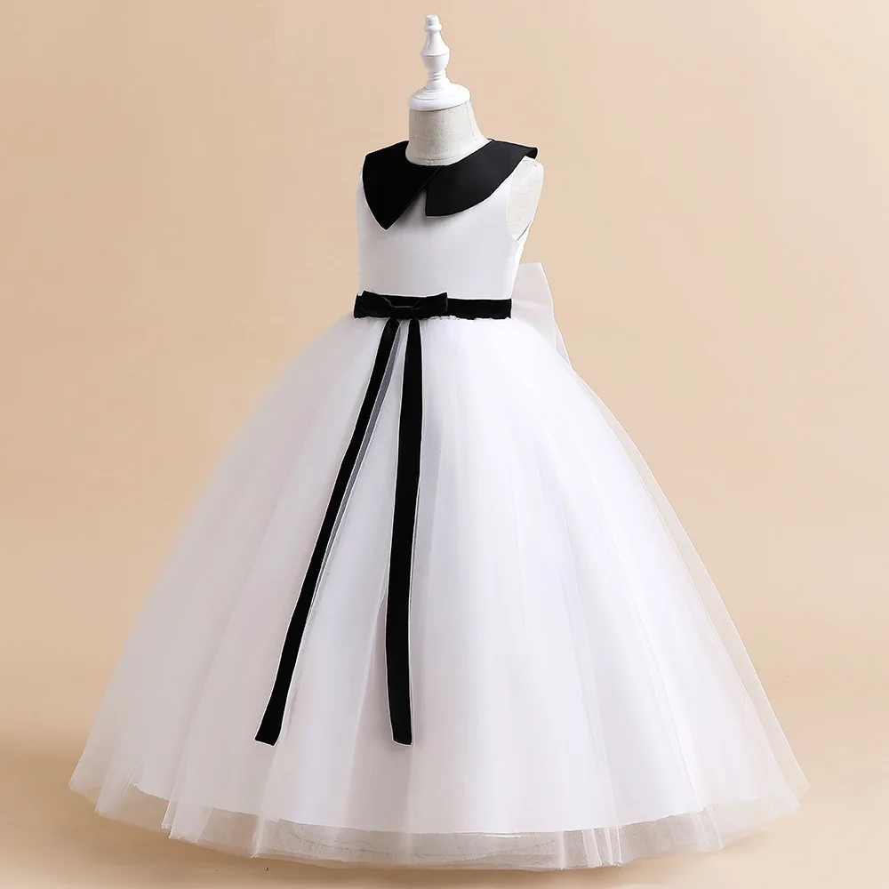 

Girls Party Dresses 4 Colors 120cm-170cm Ball Gown Children Birthday Wedding Dress Pink White Princess Skirt Photograph