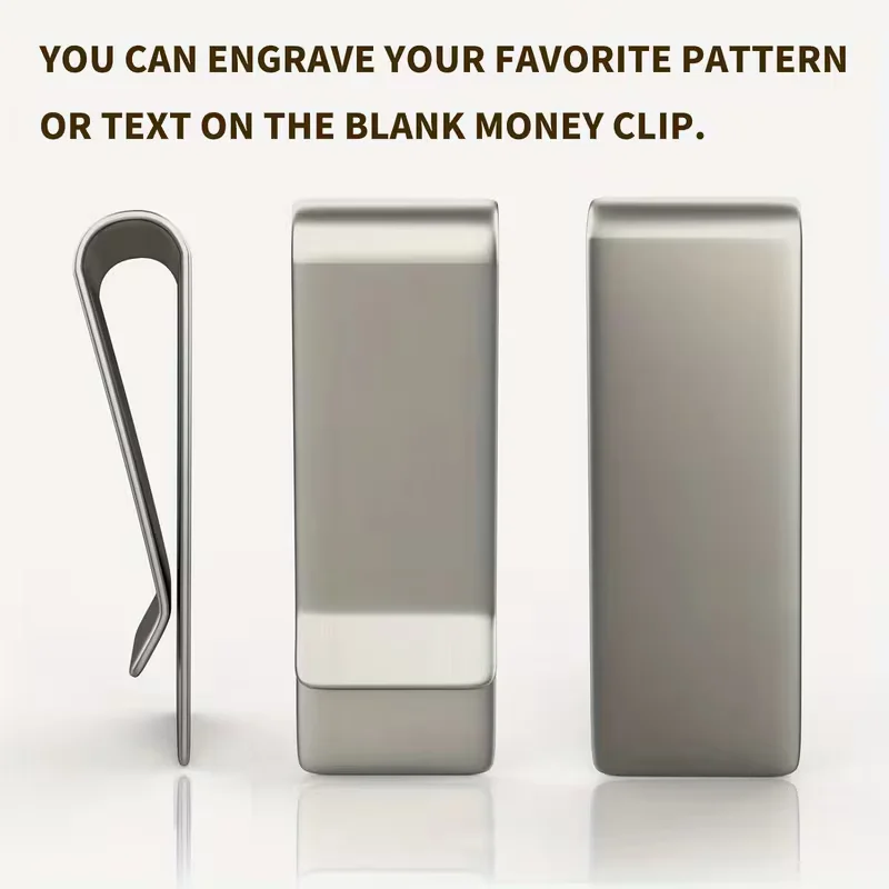 2/4pcs Elastic Stainless Steel Clip, Mini Fashionable Minimalist Money Clip Wallet for Cash And Credit Card Holder