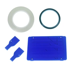 Tape Splicing Set Reel to Reel Tape Recorder Splicing Block Tape for Opening Cassette Tape Repair with Two Fixers