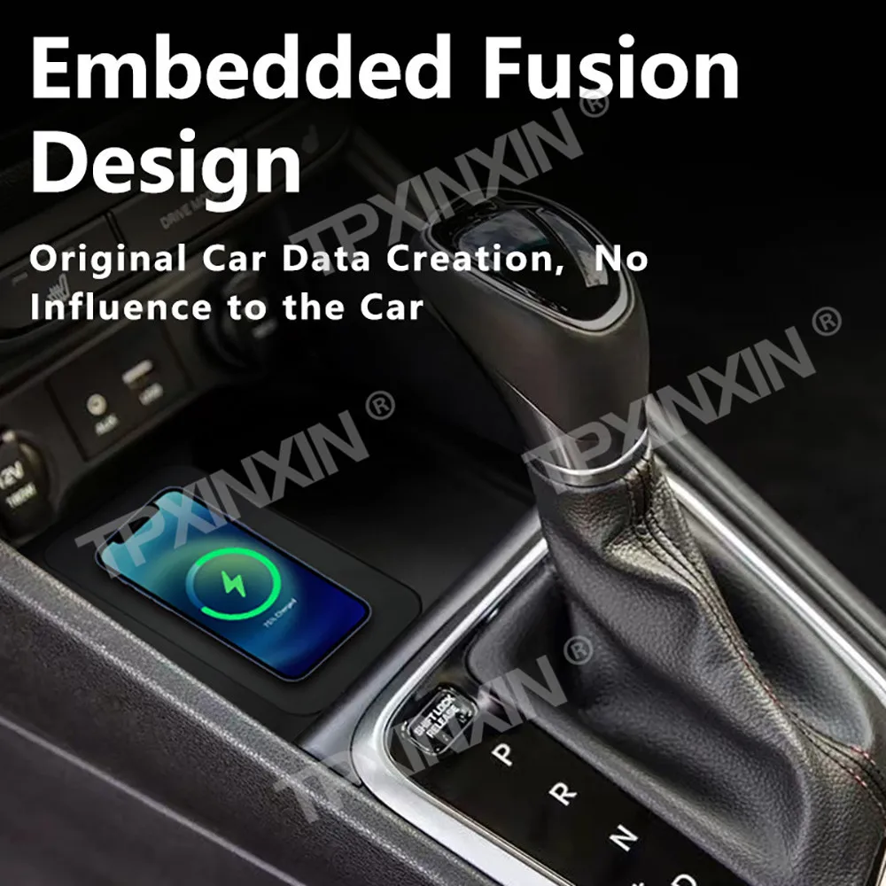 For Hyundai Accent 2018 Quick QI Car Wireless Charger Fast Charging Intelligent Infrared Mobile Phone Dashboard