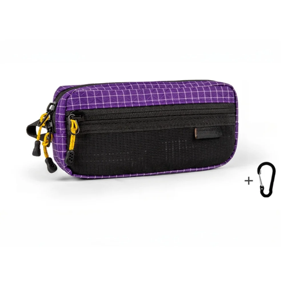 Waterproof Utility Pouch for Outdoor Hiking Camping Gear Portable Waist Bag with Multiple Storage Compartments Polyethylene