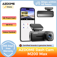 AZDOME 4K Dash Cam M200 Max English Voice Control Car DVR Wi-Fi 6 G-Sensor Dash Camera for Car Night Vision 24H Parking Monitor