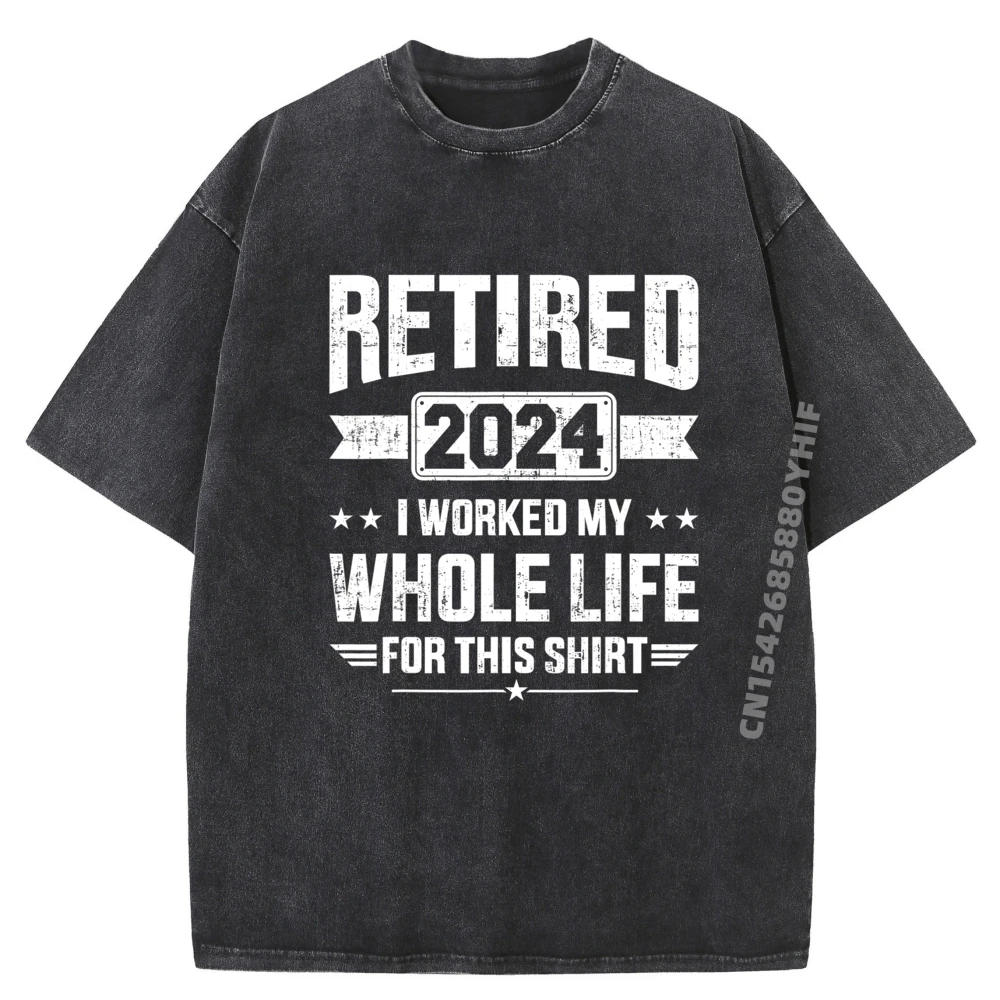 

Мужские футболки с рисунком, осенняя футболка, мужская классическая футболка на пенсии, 2024, рабочая на пенсию, футболка с цельным рисунком, стираная одежда в стиле ретро