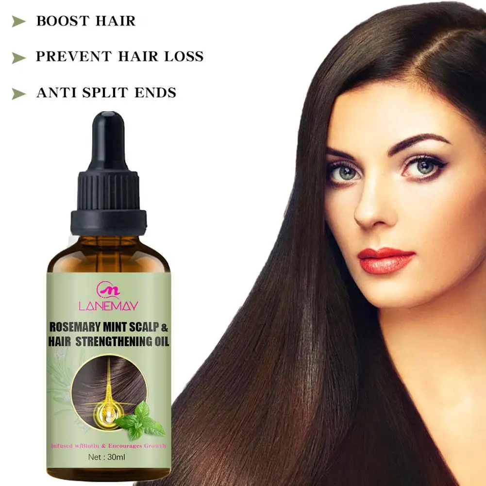 

Essential Oil Hair Strengthening Oil Nourishing Treatment For Split Ends Dry Organics Hair Care Oil J6C9