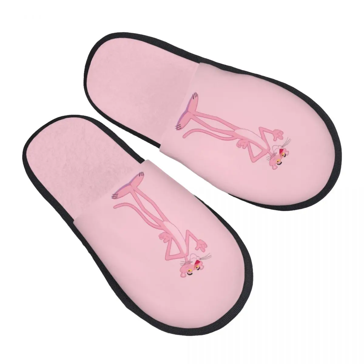 

Домашние тапочки с героями мультфильмов P-Panthers на заказ, женские тапочки без шнуровки из мягкой пены с эффектом памяти, тапочки для спальни