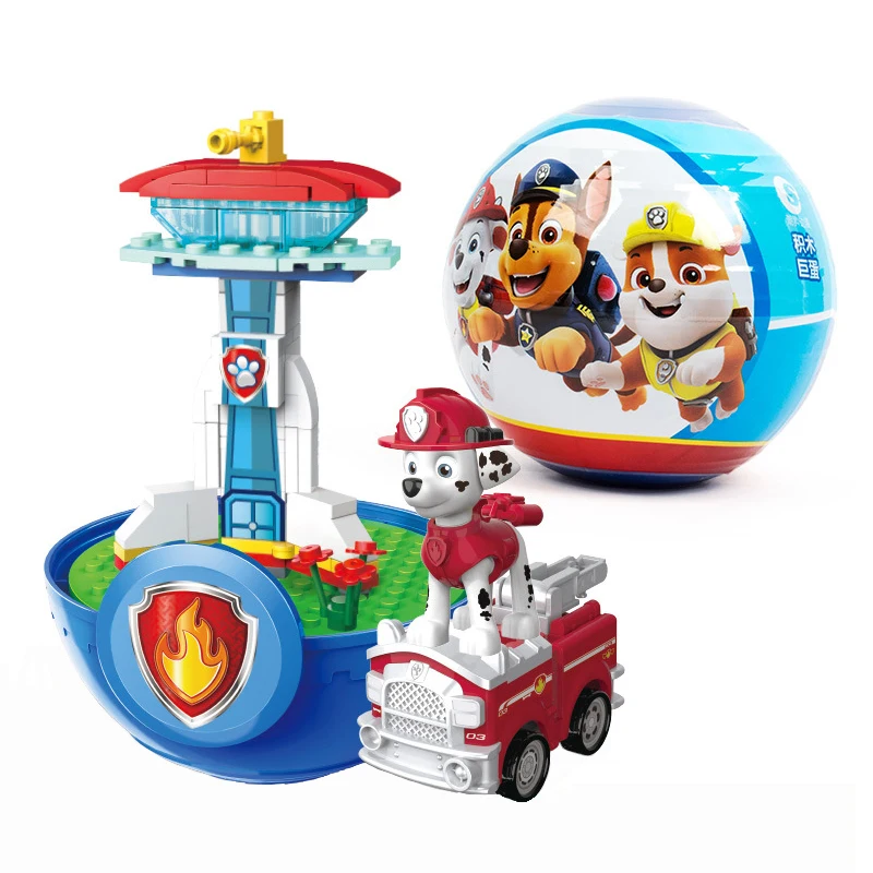 Paw Patrol Toy Big Twisted Egg Skye Watchtower Return Car Paw Patrol Anim Character Marshall Rubble Chase Kids Educational Gifts view 4