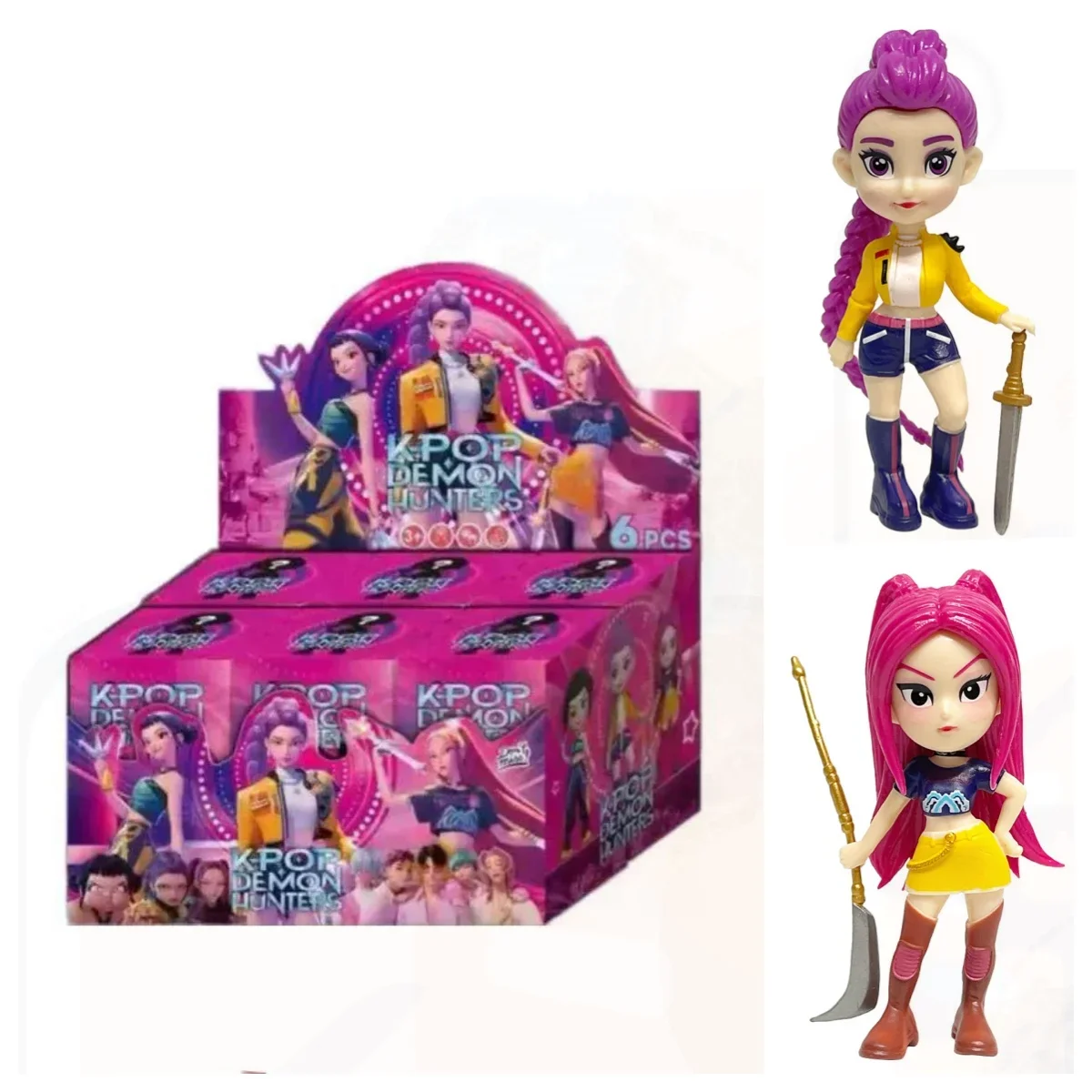 Pop Demon Hunters Anime kpop figura modelo caja ciega juguete dibujos animados periféricos para juegos decoración de escritorio colección modelo para regalo de niño