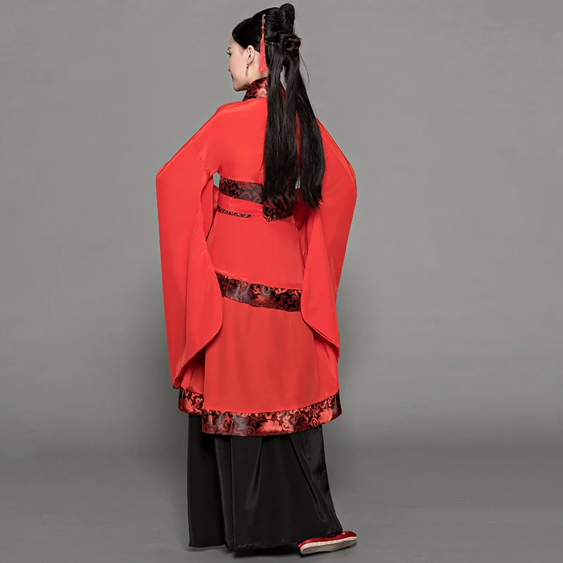 Ancient costume Han elements improved Chinese style performance costume students retro coming-of-age Han costume female suit