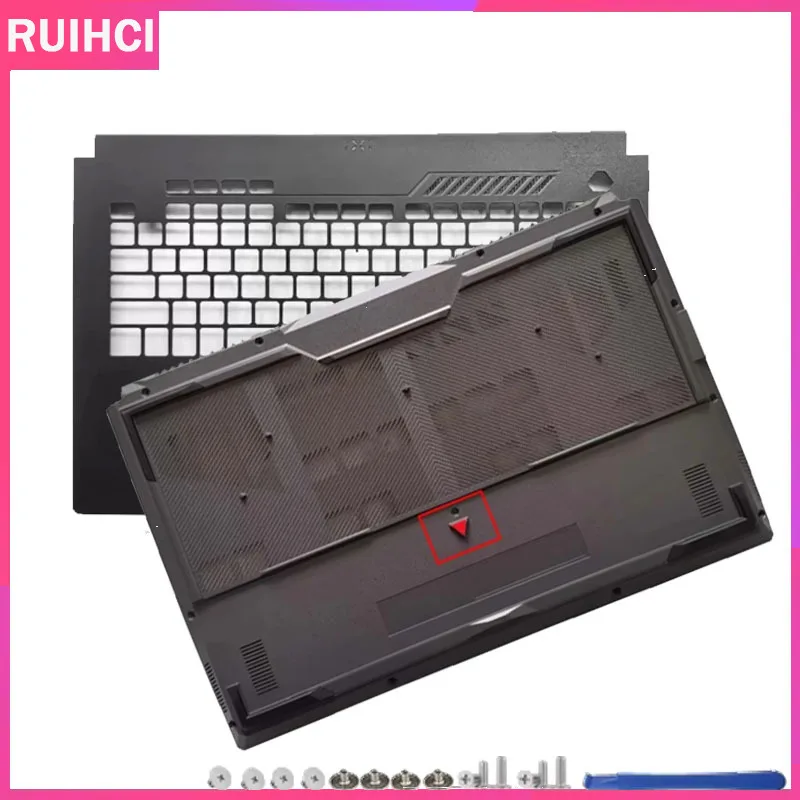 

For ASUS TUF F17 FX707ZM FA707 FX707 FX707Z Upper Top Cover Palmrest Lower Bottom Case LCD Back Cover Front 17.3 Inch