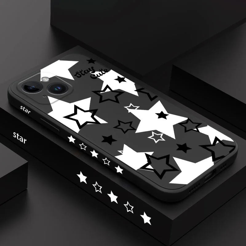 

Bright Starry Sky Phone Case For iPhone 16 16E 15 14 13 12 11 Pro Max Mini X XR XS SE2020 8 7 Plus 6 6S Plus Cover