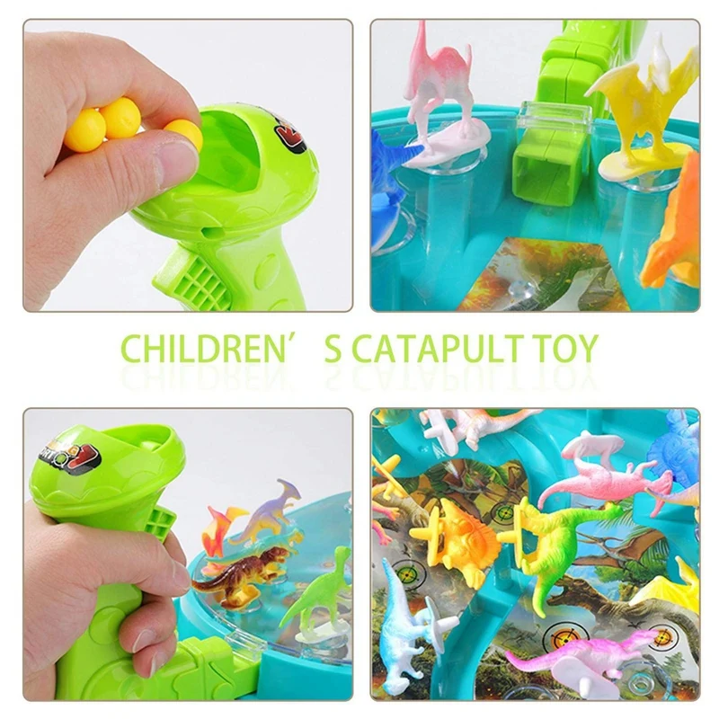 Juego de mesa interactivo de mármol para niños, juego de mesa creativo de moda para padres e hijos, juego de interior divertido, salto de dinosaurio