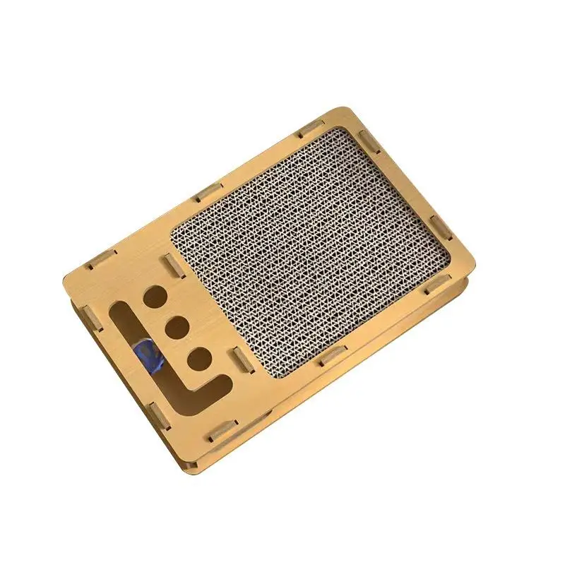 

Hot Selling Cat Scratcher Box with Integrated Ball Toy Cat Toy Replaceable Grabbing Board for Relieving Boredom