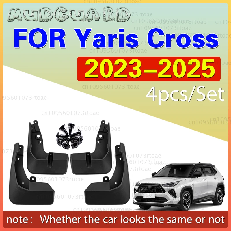 

For Toyota Yaris Cross GR 2023 2024 2025 Car Mudflaps Splash Mud Flaps Front Rear Wheel Fender Flare Car Accessories Auto Muds
