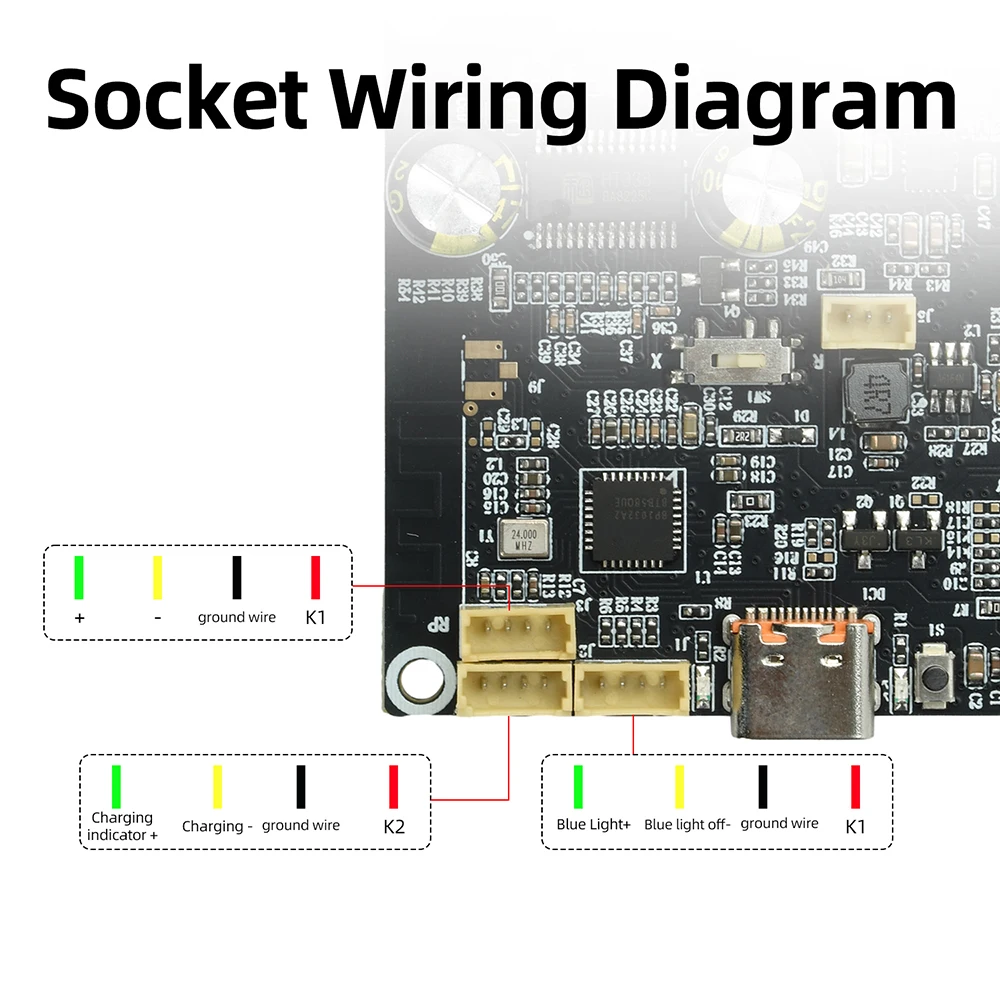 DC 6,6V-8,4V 2 X 25W Verstärkerplatine Digitaler Stereo-Audioverstärker für App-basierte Klanganpassung – Detail 11