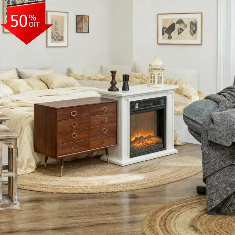 

Electric Fireplace Tv Stand Humidifier Lamp Fireplaces & Stoves Fire Place Electric Filter Flame Screen Heater Wood Stove Large