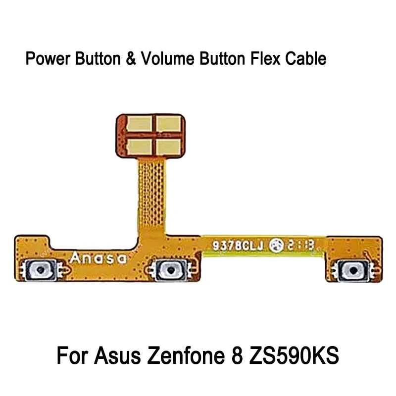 For Asus Zenfone 8 ZS590KS Power Button & Volume Button Flex Cable Replacement Spare Part