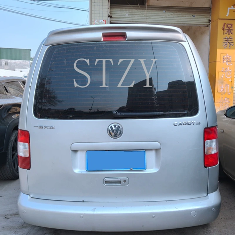 

2003 - 2015 For VW Volkswagen Caddy MK2 Rear Trunk Wing Lip High Quality ABS Gloss Black Carbon Look Body Kit Cover