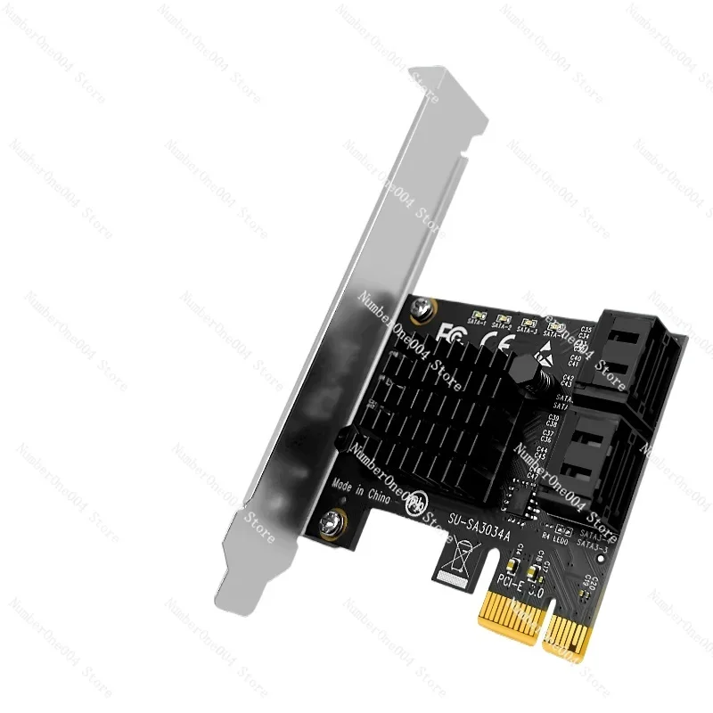 PCIe to SATA3.0 Expansion Card - 6Gbps HDD/SSD Adapter, Desktop SATA Port Multiplier with High Speed Transfer