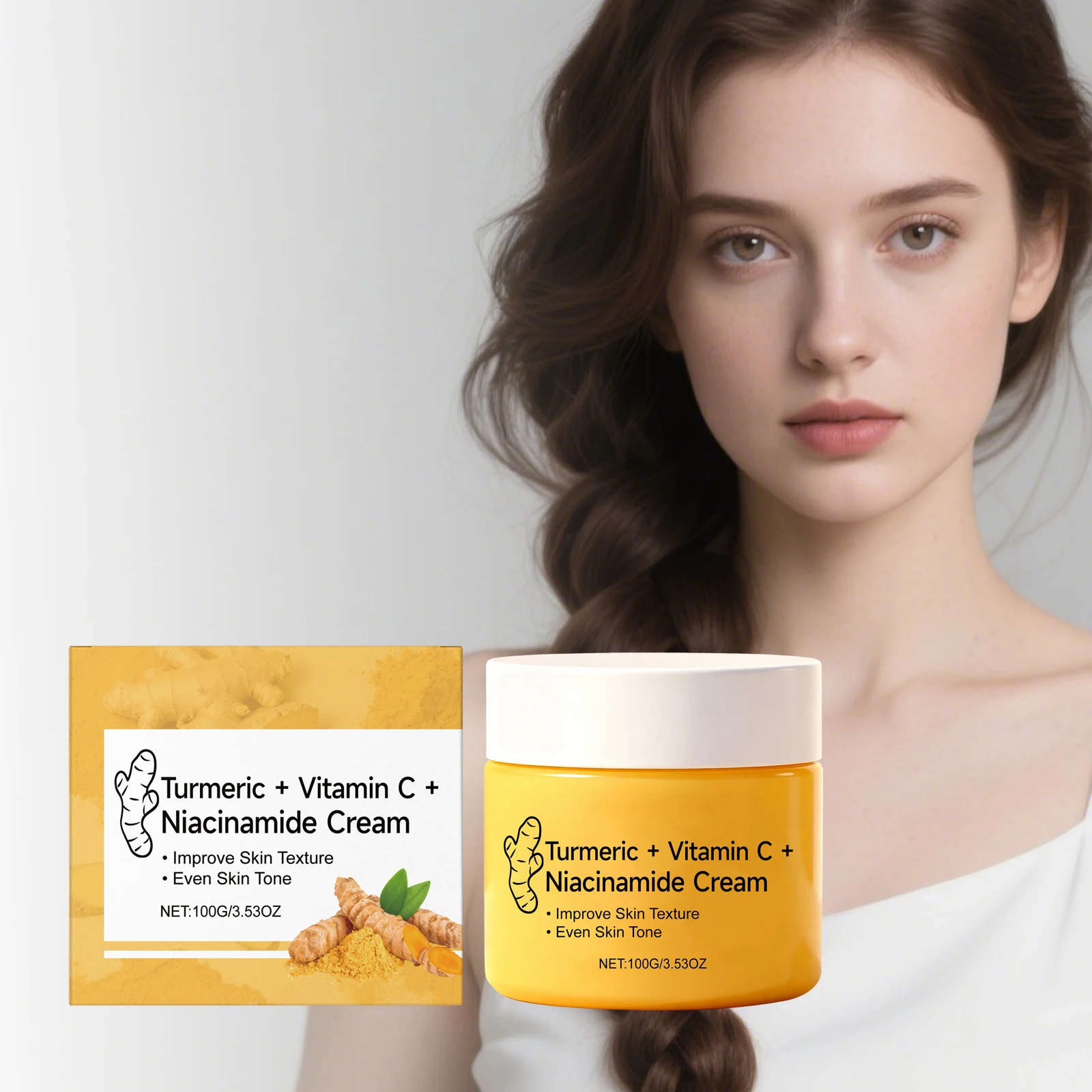 

Niacinamide Cream – Smoothing, brightening, non-sticky daily cream