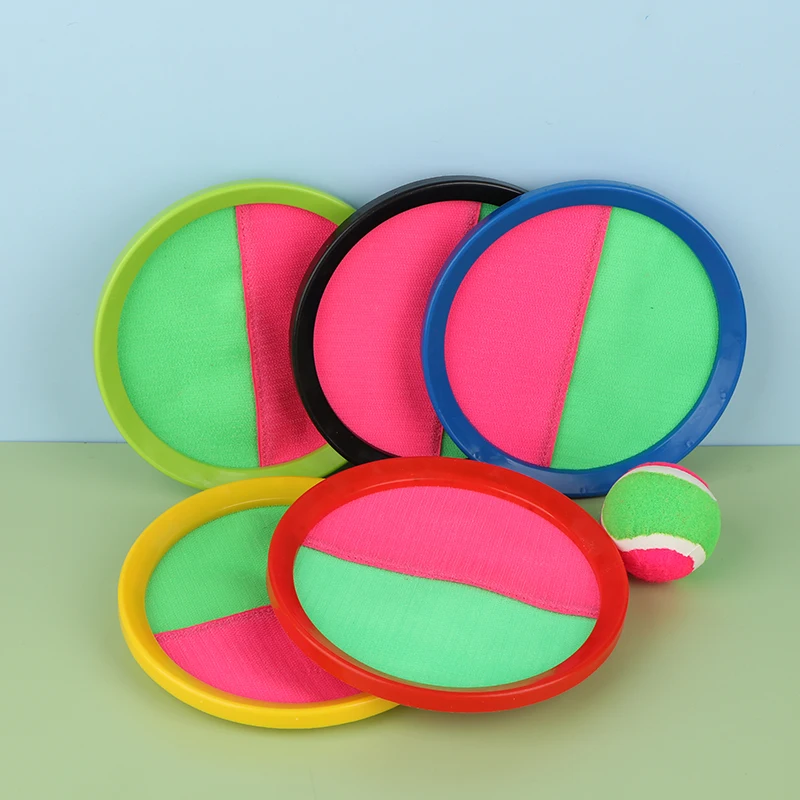 

HUA HUA Children's Sticky Racket Sets Interaction Ball Parent-Child Playing Catch Ball Kids Throwing Ball Sport Toys Dodgeballs