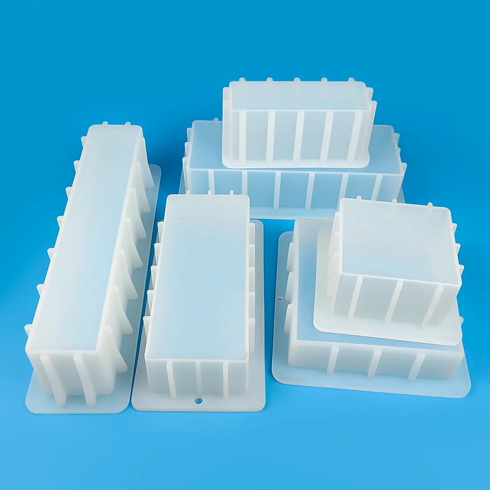 Soap Mold Multiple Sizes To Choose From Handmade Soap Silicone Mold Rectangular Square