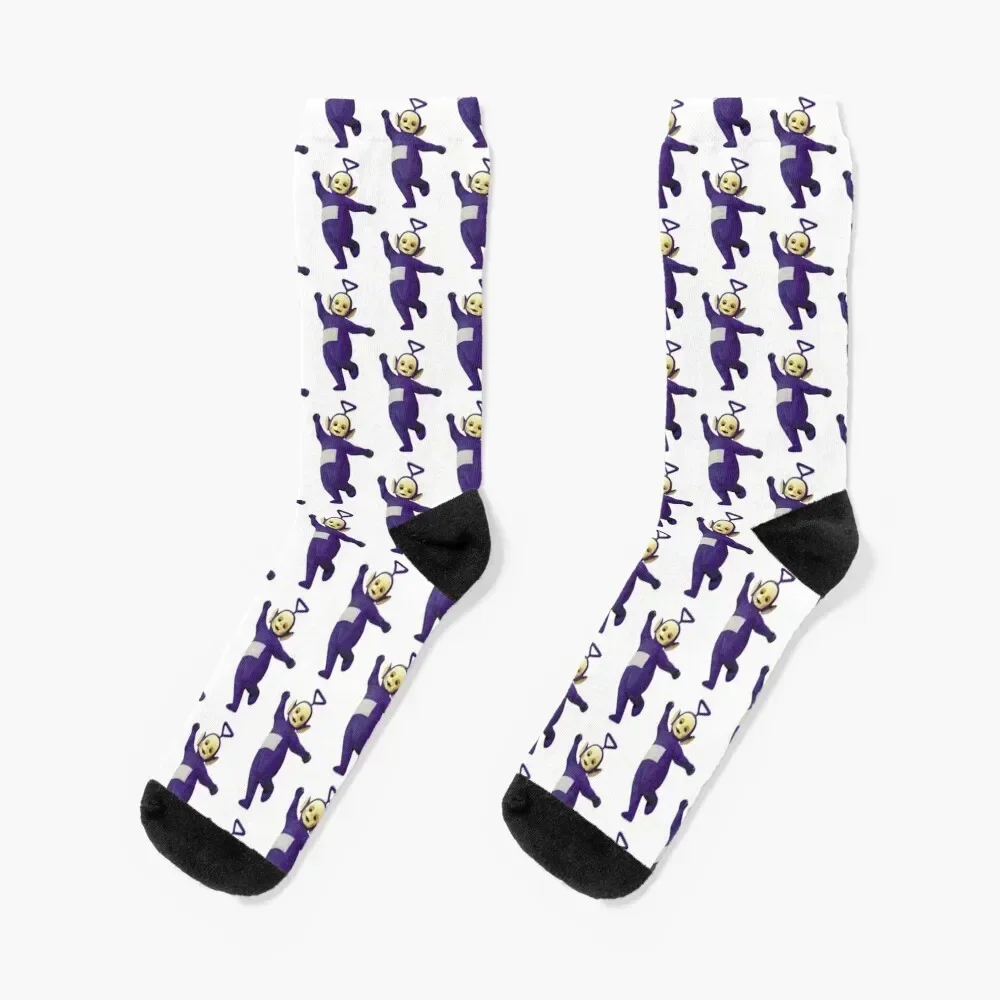 

Tinky Winky Socks kawaii essential christmass gift Antiskid soccer Boy Child Socks Women's