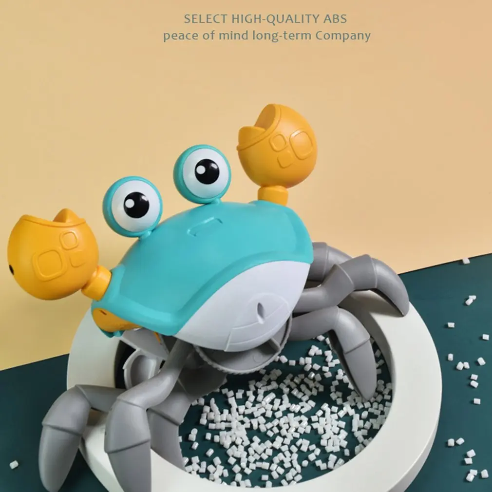 Induction Escape Crab Rechargeable Electric Pet Musical Toys Children'S Toys Birthday Gifts Educational Toys Learn To Climb Toys