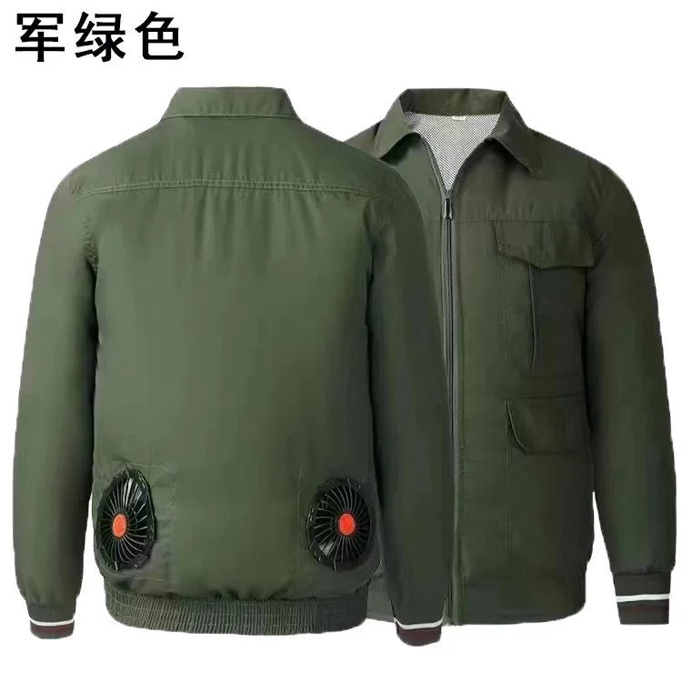 heatstroke cooling cooling fan air conditioner clothes summer construction site work clothes