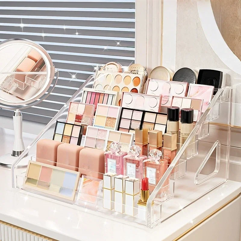 Multi Tiered Blind Box Figurine Storage Rack,Mobile Phone Cases,Large Capacity Display Shelves for Cosmetics,3rd and 7th Floors