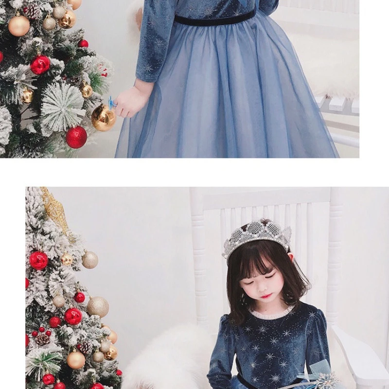 Toddler Girl Princess Dress Spring Long Sleeve Backless Kids Dresses Birthday Party Children Clothes Autumn Flower Girl Dresses