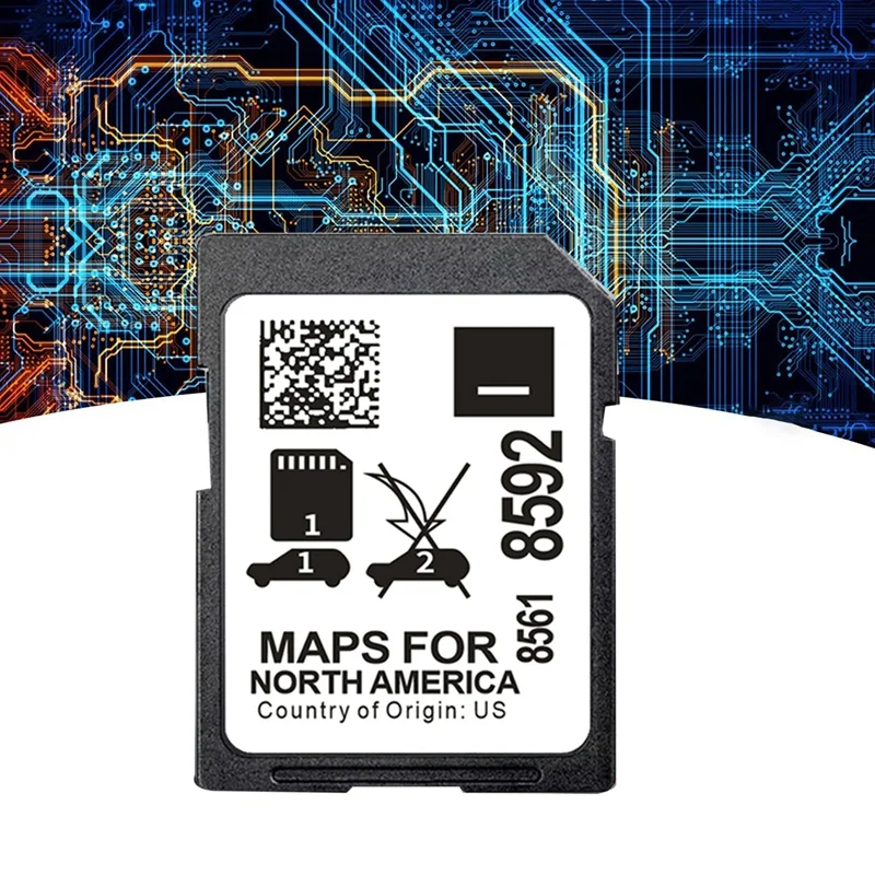 Carte de navigation pour Buick Cadgrad Chevrolet GMC 2023, système de navigation, carte de l'Amérique du Nord, facile à utiliser, dernières cartes, 8561, 8592, 2023