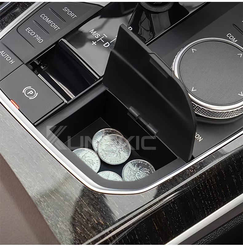 Storage Box For BMW G20 F40 G01 G05 G26 G02 G07 G06 F44 3 Series 4 Series X3 X5 X7 i4 LHD Modification Console Gear Shift Easy