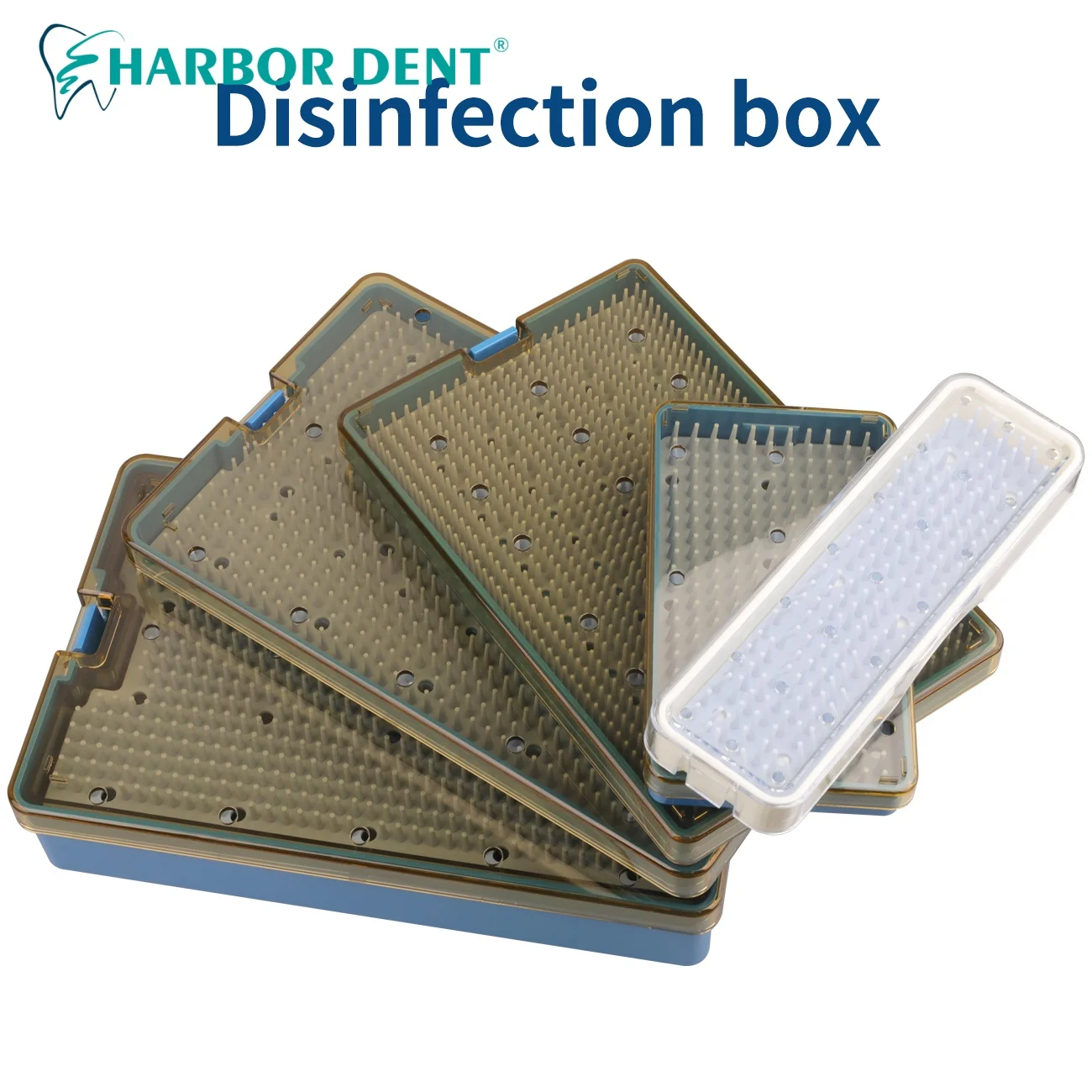 

Medical Disinfection Box Silicone Sterilization Tray Case for Holding Instrument Ophthalmic Dental Instrument 5 Sizes Available