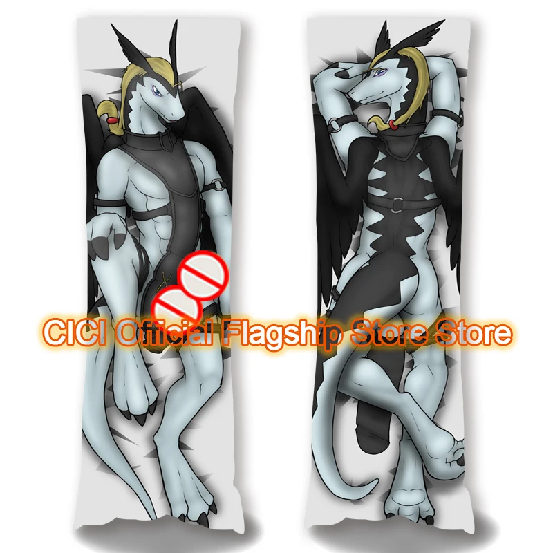 

Двусторонняя наволочка Dakimakura Ranshiin Dragon с принтом