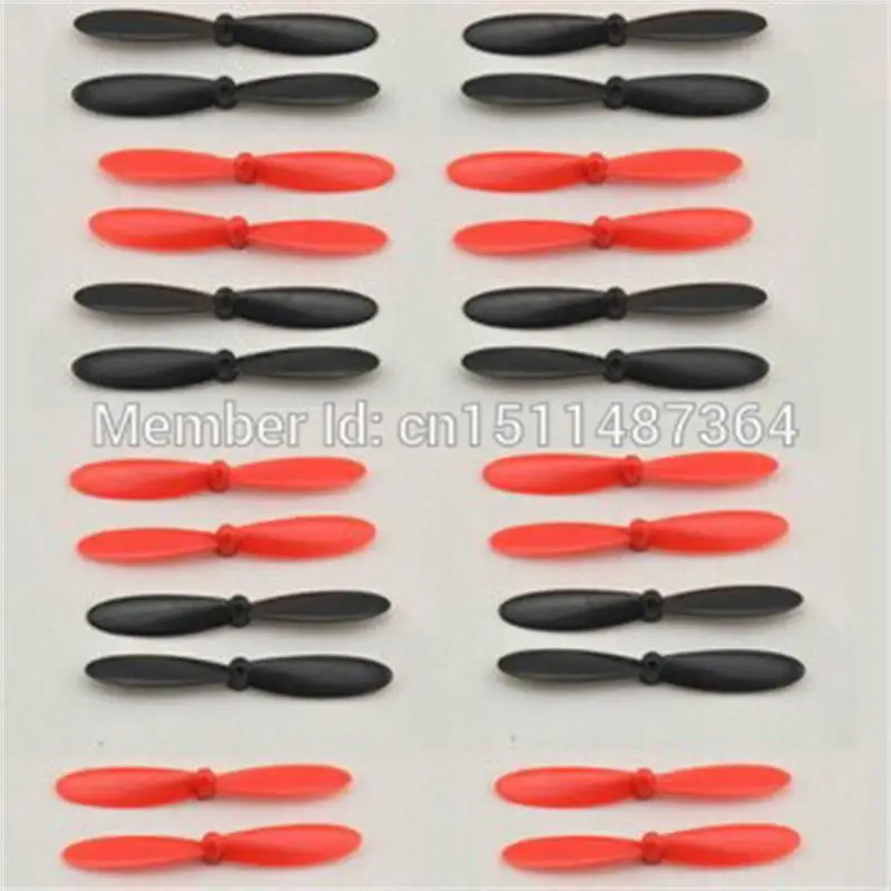 

24pcs Hubsan H107C X4 H107 H107L/C/D Propeller Rotor Set RC Quadcopter Parts B/G