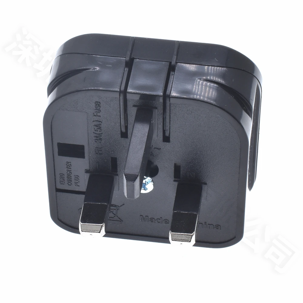 BS5733 13A Fused Travel Adapter Europe To UK Singapore Hong Kong Malaysia Conversion Plug Box Type Type-C To Type-G Plug Adapter