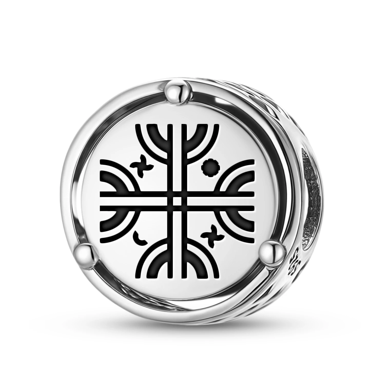 

Mapuche Wiñoy Tripantu 925 Sterling Silver Symbol Charm Fit Original Bracelet Diy Jewelry Accessories Family Bead