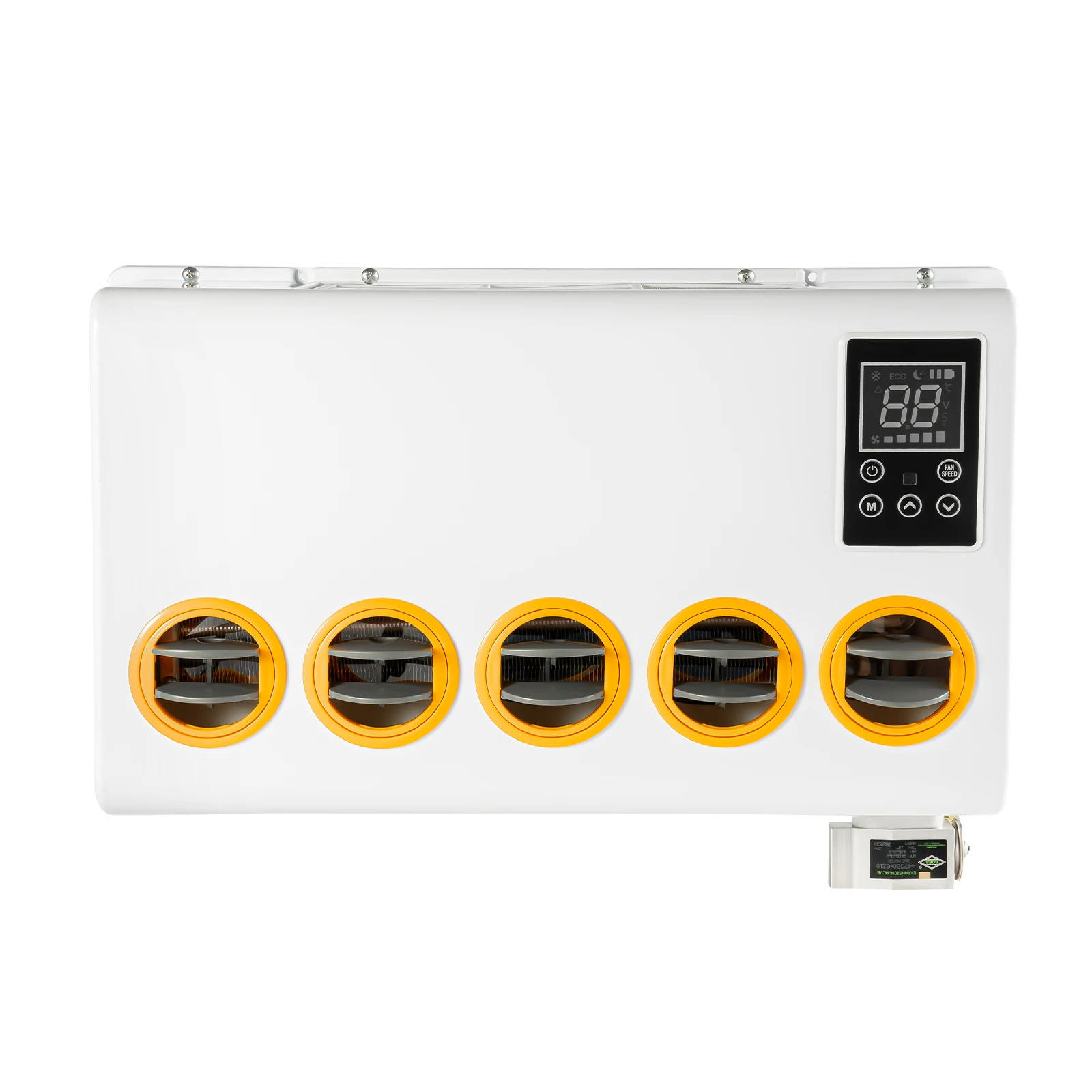 Ar condicionado universal da cabine do caminhão de 800W 12V dividir 1 unidade externa e 1 unidade interna