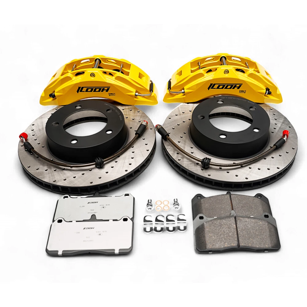 

Powerful Performance 6 Piston Racing Big Brake Kits DM6 345/355mm Modified Brake Sets For BMW 3 5 X5 X6 18 Inch Hub