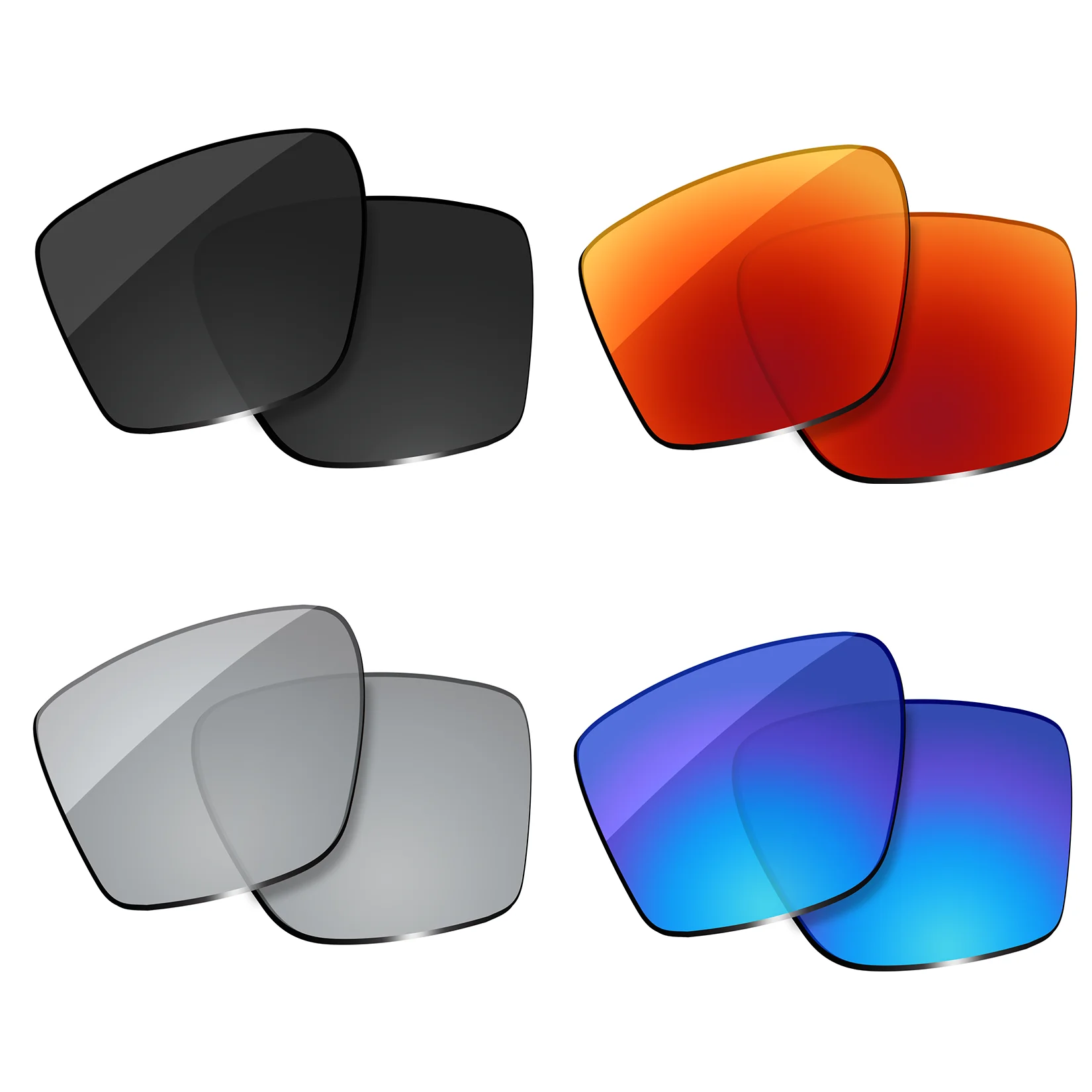 

OOWLIT Polarized Replacement Lenses for Oakley Futurity Sun OO9482 57mm Sunglasses