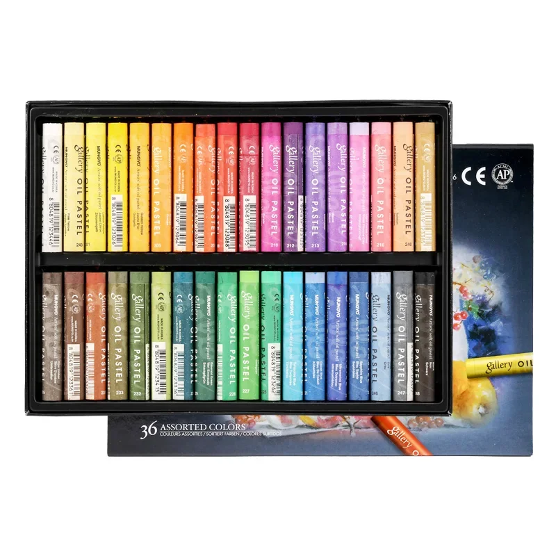 12/24/48Colors MUNGYO Gallery Artist's Soft Oil Pastel for Graffiti Painting Drawing Pen School Stationery Art Supplies