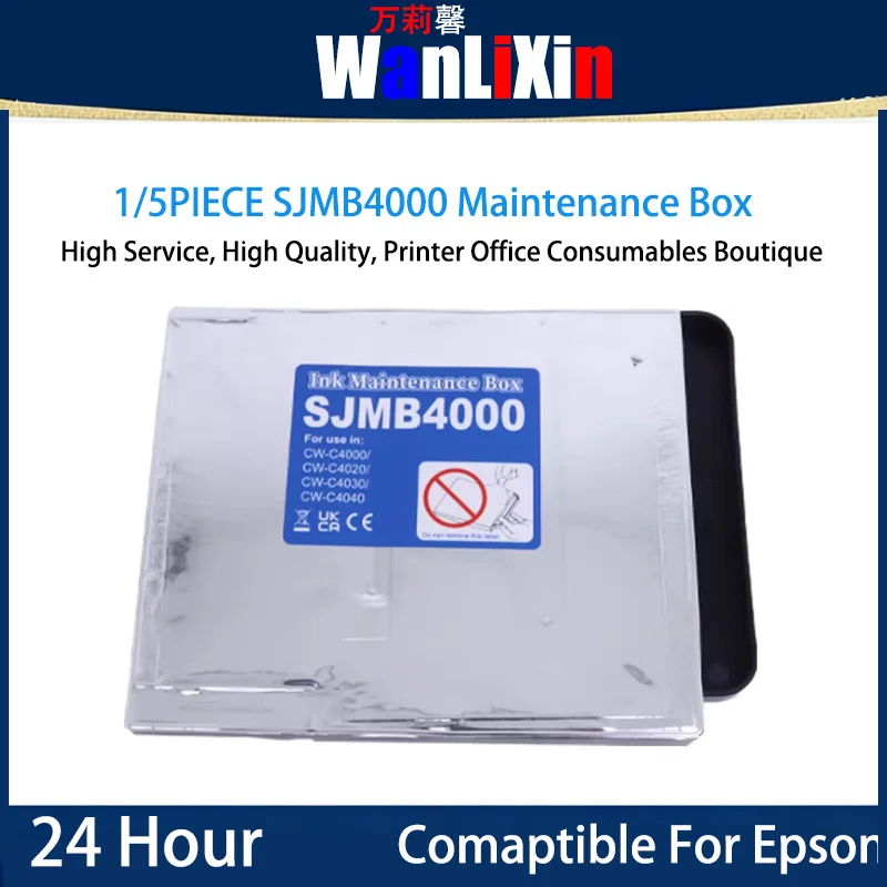 

Коробка для отработанных чернил SJMB4000 (1/5 шт.) для принтеров Epson ColorWorks CW-C4000, CW-C4020, CW-C4030, CW-C4040