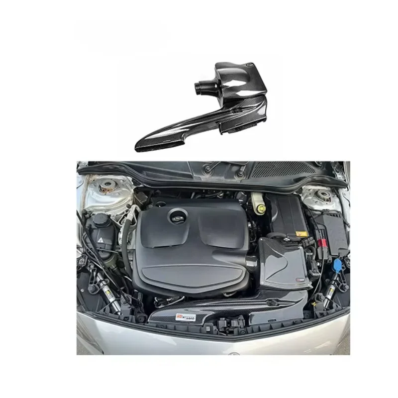 Auto Engine Systems 100% Dry Carbon Fiber Cold Air Intake System for CLA220 CLA250 A200 A250 W176 2.0T