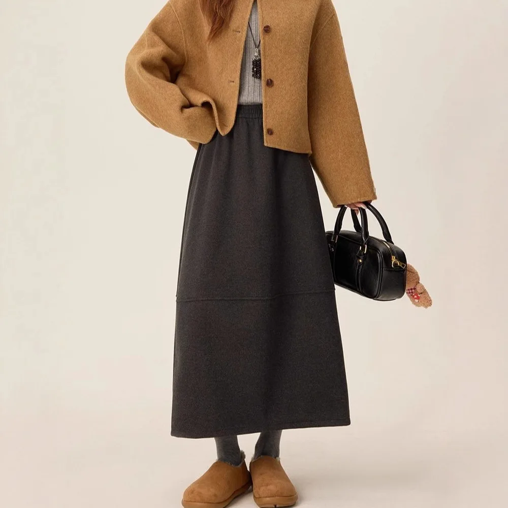 Шерстяная юбка женская