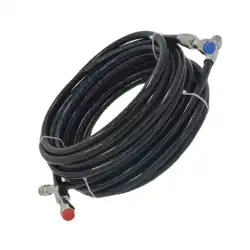 Two hose and Four connector Suitable for Teleflex Marine HO5112 Hose Kit Hydraulic Outboard Steering Boat